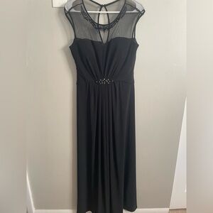 Dress Barn Elegant Black Evening Gown size 10